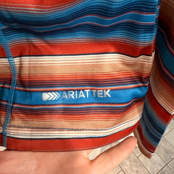 Ariat Multicolor Striped Long Sleeve Top - Picture 5 of 6